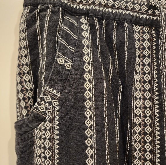 Anthropologie Black and White Drawstring Pants Size Small - Picture 7 of 11